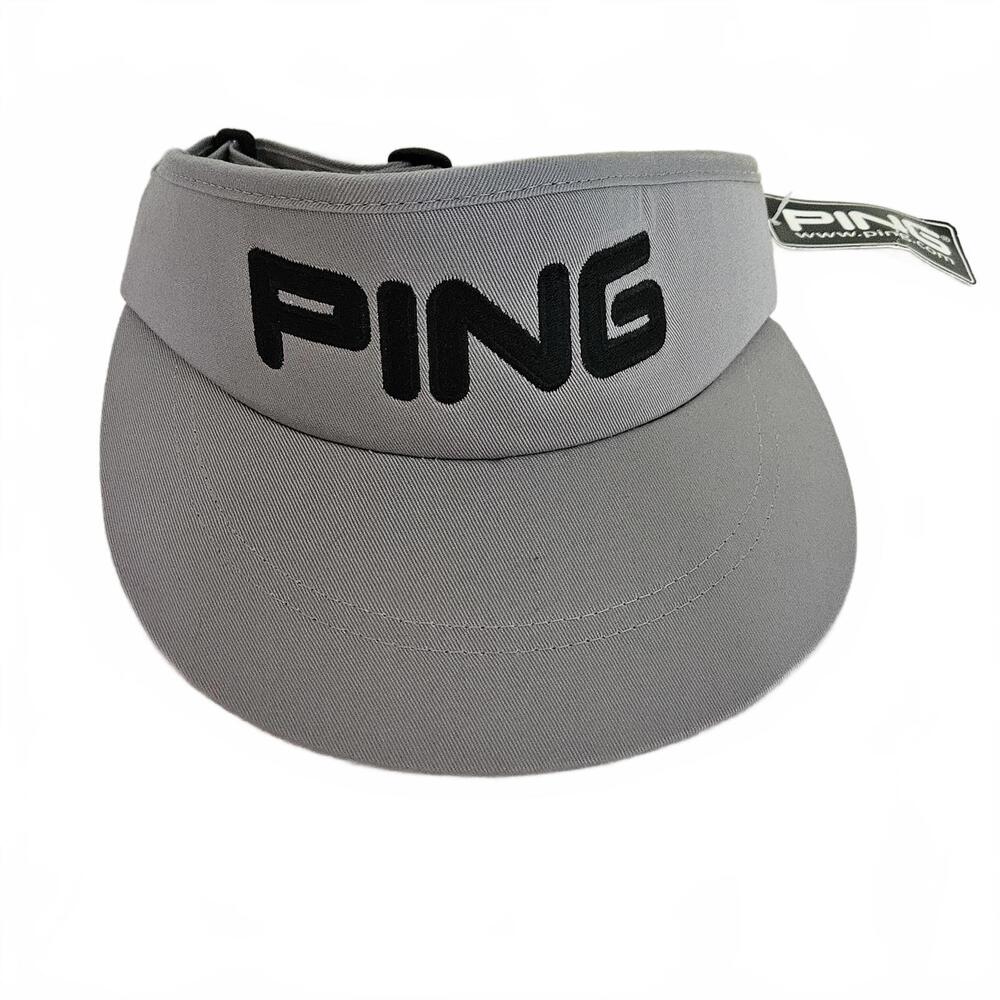 PING Gray Golf Visor with Adjustable Strap New wi… - image 1